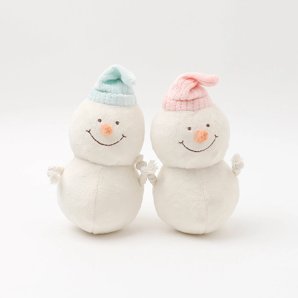product_image_1763708697.webp デンタルロープミニスノーマンぬいぐるみセット - Image 1