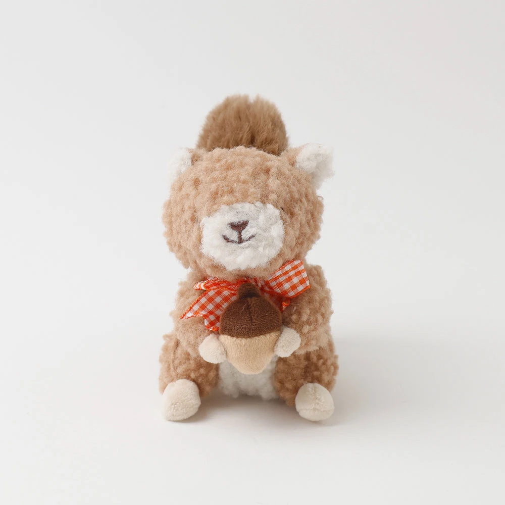 product_image_1763709078.webp リスさんギンガムチェックリボンぬいぐるみ - Image 1