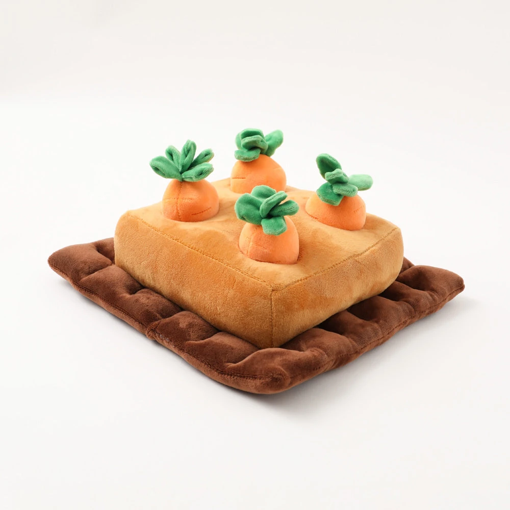 product_image_1763716597.webp ノーズワーク4つのにんじん畑のおもちゃ - Image 1
