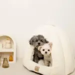 ファードーム型セミクローズドファーペットハウス クッション付 - Image 3