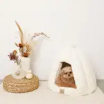 ファードーム型セミクローズドファーペットハウス クッション付 - Image 6