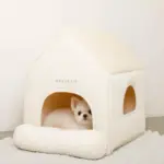 ナチュラル小窓付きコーデュロイペットハウス - Image 5