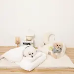 撥水お星さまとお月さま柄刺繍キルティングクッションベッド - Image 9