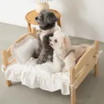 フリル組み立てウッドベッド - Image 5