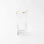 ガラスフラワーベース ゴールド淵 - Image 4