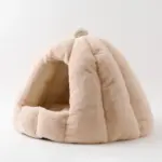 ドーム型セミクローズドペットハウス クッション付