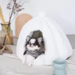 ドーム型セミクローズドペットハウス クッション付 - Image 4