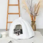 ドーム型セミクローズドペットハウス クッション付 - Image 7