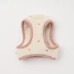 ボアハート刺繍ハーネス＋リードSET【名入れ刺繍対応】 - Image 3