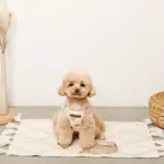 くまさん刺繍ボアハーネス+リードSET【名入れ刺繍対応】 - Image 8