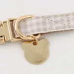 ギンガムチェックくまさんチャームカラー+リードSET【名入れ彫刻対応】 - Image 9