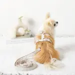 ギンガムチェックハーネス+リードSET【名入れ刺繍対応】 - Image 5