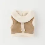 ムートン風ハーネス+リードSET【名入れ刺繍対応】 - Image 2