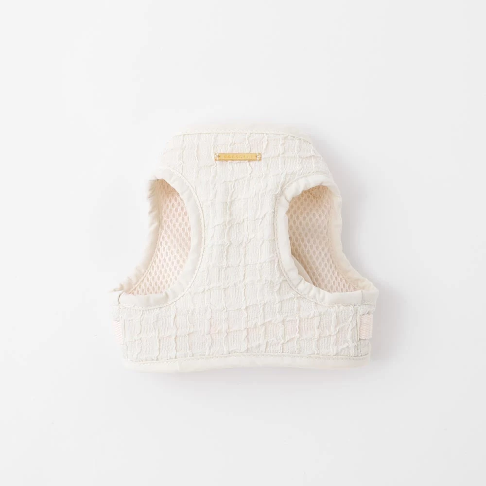 product_image_1763961982.webp ぽこぽこチェックハーネス+リードSET【名入れ刺繍対応】 - Image 1