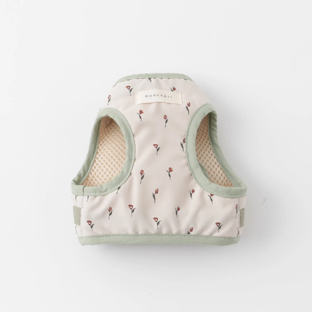 product_image_1763963583-1.webp チューリップ柄ハーネス+リードSET【名入れ刺繍対応】【旧モデル】 - Image 1