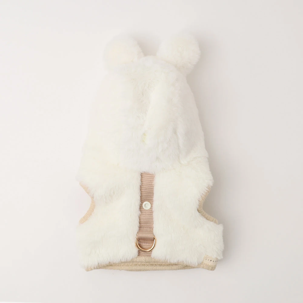 小松菜 犬 うさぎ耳付きハーネス