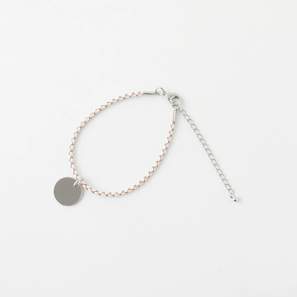 ロンパース レザークラフトサークルネックレス